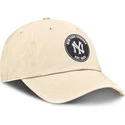beige-justerbar-kurvad-keps-club-unstructured-organic-cotton-new-york-yankees-mlb-fran-nike