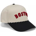 nike-boston-red-sox-mlb-rise-structured-beige-och-svart-snapback-bojd-keps