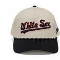 nike-chicago-white-sox-mlb-rise-structured-beige-och-svart-snapback-bojd-keps