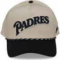 nike-san-diego-padres-mlb-rise-structured-beige-och-svart-snapback-bojd-keps