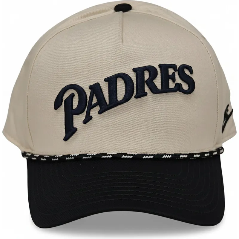 nike-san-diego-padres-mlb-rise-structured-beige-och-svart-snapback-bojd-keps