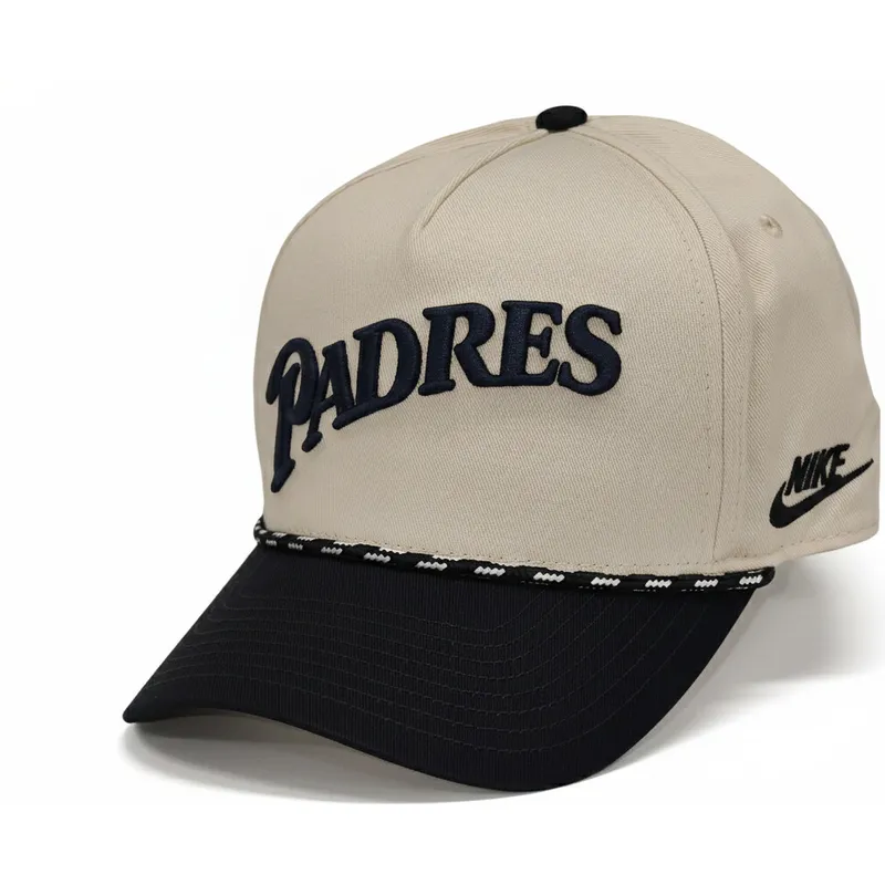 nike-san-diego-padres-mlb-rise-structured-beige-och-svart-snapback-bojd-keps