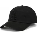 svart-justerbar-bojd-keps-med-svart-los-angeles-dodgers-ballpark-logotyp-fran-american-needle