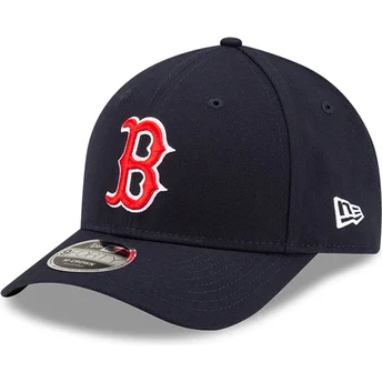 Marinblå kurvad keps snapback 9FORTY M-Crown Player Replica från Boston Red Sox MLB av New Era