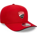gorra-curva-roja-snapback-9seventy-stretch-snap-core-de-ducati-motor-motogp-de-new-era