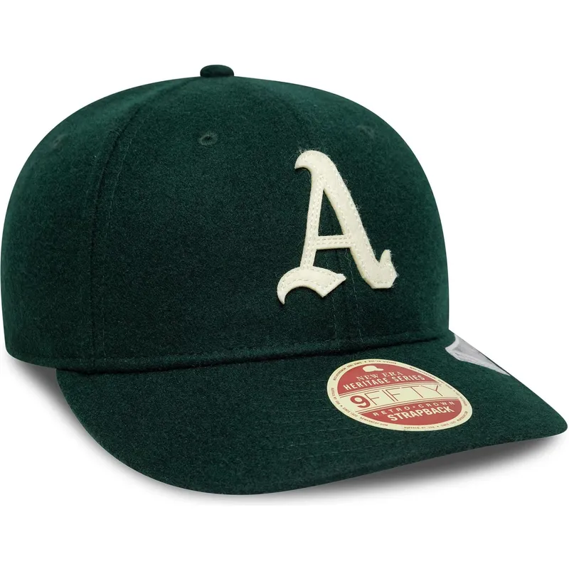gron-bojd-keps-justerbar-9fifty-retro-crown-heritage-series-fran-oakland-athletics-mlb-av-new-era