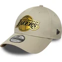 beige-bojd-keps-snapback-9forty-metallic-los-angeles-lakers-nba-fran-new-era
