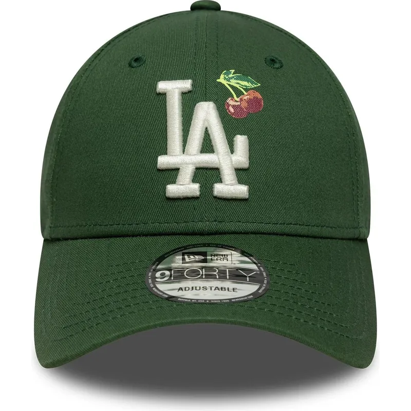 gorra-curva-verde-ajustable-9forty-fruit-icon-de-los-angeles-dodgers-mlb-de-new-era
