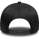 svart-kurvad-snapback-keps-9forty-e-frame-metallic-fran-new-york-yankees-mlb-av-new-era