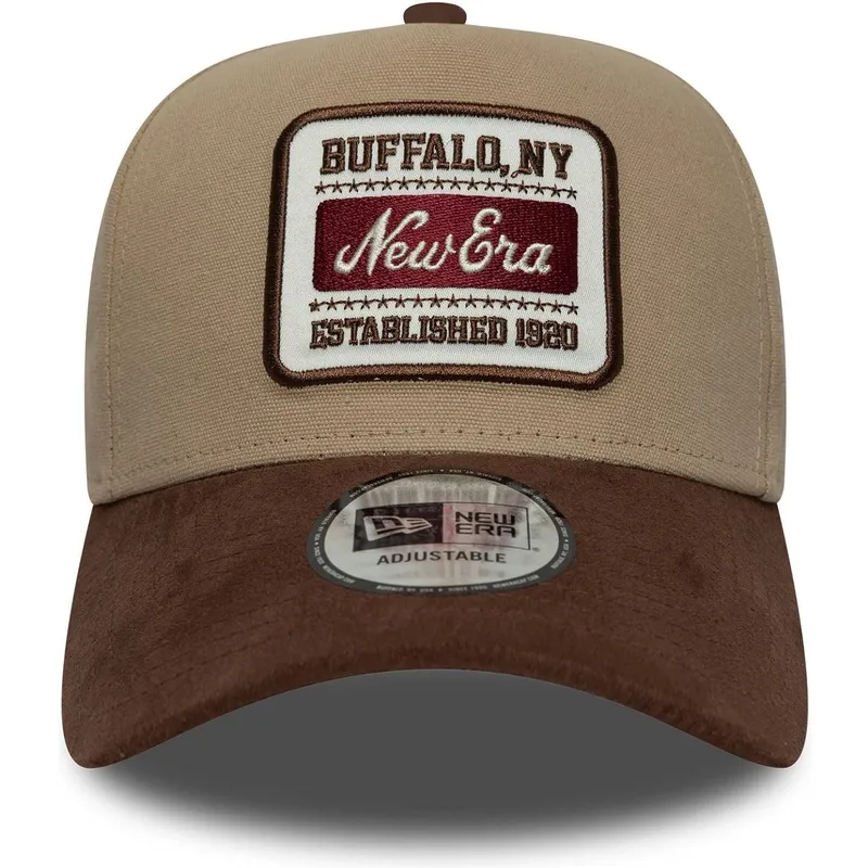 gorra-curva-marron-ajustable-9forty-e-frame-patch-suede-de-new-era