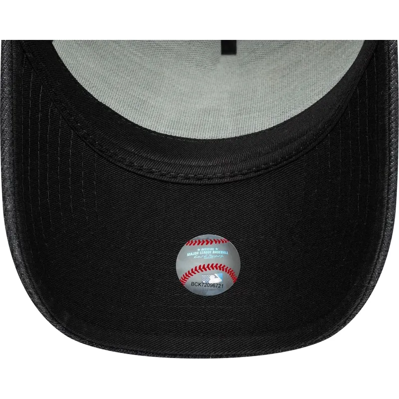 svart-bojd-keps-snapback-9forty-e-frame-denim-fran-los-angeles-dodgers-mlb-av-new-era