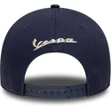 bla-kurvad-keps-snapback-9forty-m-crown-80th-year-fran-vespa-piaggio-av-new-era