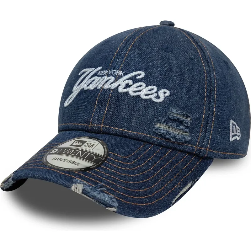 bojd-bla-justerbar-keps-9twenty-denim-distress-fran-new-york-yankees-mlb-av-new-era