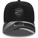 svart-trucker-keps-e-frame-print-fran-ducati-motor-motogp-av-new-era