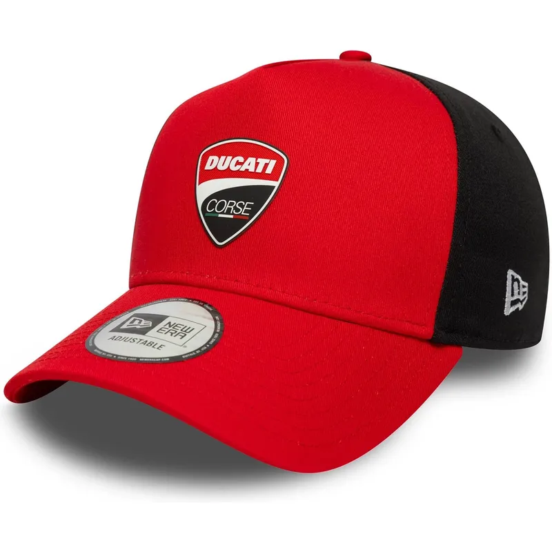rod-kurvad-keps-snapback-9forty-e-frame-fran-ducati-motor-motogp-av-new-era