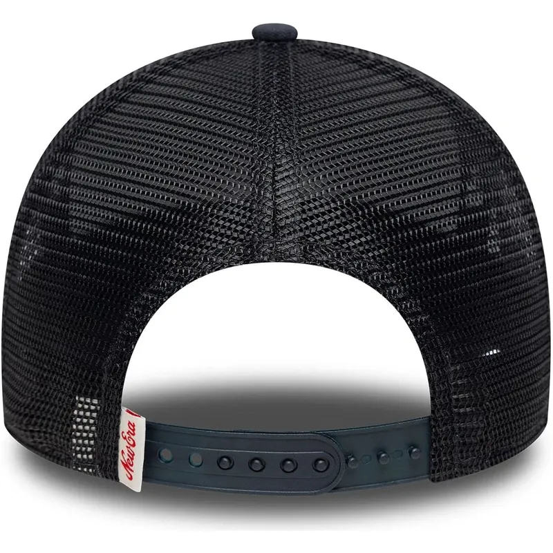 keps-trucker-marinbla-a-frame-oval-canvas-distress-fran-new-era