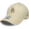 gorra-curva-beige-ajustable-con-logo-beige-para-mujer-9twenty-league-essential-midi-de-los-angeles-dodgers-mlb-de-new-era