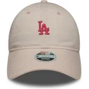 justerbar-rosa-bojd-keps-for-dam-9twenty-washed-mini-fran-los-angeles-dodgers-mlb-av-new-era