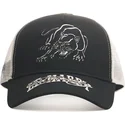 svart-truckerkeps-contrast-stitch-panther-graphic-fran-ed-hardy