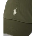 gron-bojd-justerbar-keps-med-beige-logotyp-cotton-chino-classic-sport-fran-polo-ralph-lauren