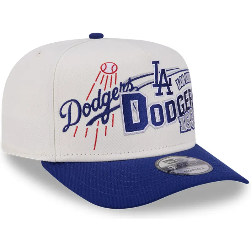 beige-och-bla-kurvad-keps-snapback-9fifty-a-frame-classic-los-angeles-dodgers-mlb-fran-new-era