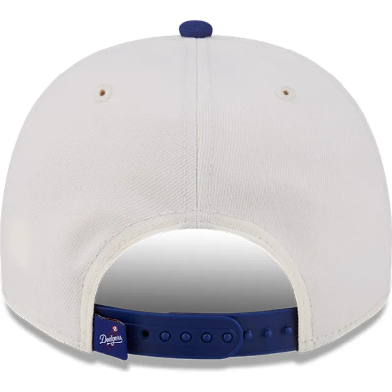 beige-och-bla-kurvad-keps-snapback-9fifty-a-frame-classic-los-angeles-dodgers-mlb-fran-new-era