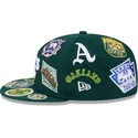 gorra-plana-verde-ajustada-59fifty-all-over-de-oakland-athletics-mlb-de-new-era