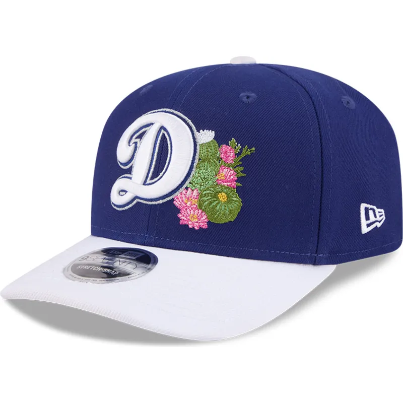 bla-och-vit-bojd-keps-snapback-9seventy-stretch-snap-flower-los-angeles-dodgers-mlb-fran-new-era