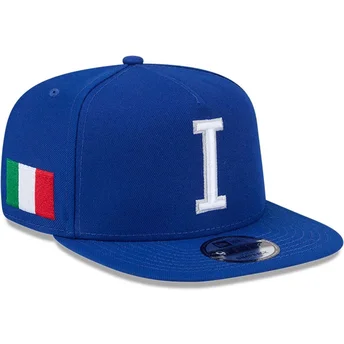 Blå platt snapback-keps 9FIFTY A Frame Italy World Baseball Classic 2026 från World Baseball Classic av New Era