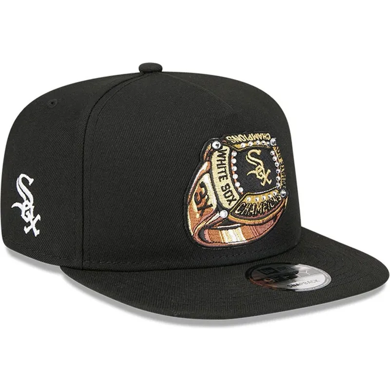 svart-platt-snapback-keps-9fifty-a-frame-ring-fran-chicago-white-sox-mlb-av-new-era