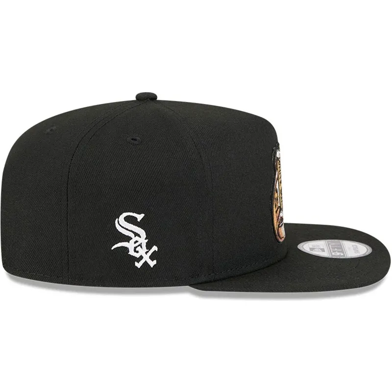 svart-platt-snapback-keps-9fifty-a-frame-ring-fran-chicago-white-sox-mlb-av-new-era