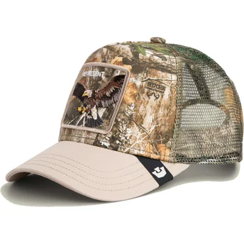 Gorra trucker camuflaje águila Realtree Edge Represent Eagle The Farm de Goorin Bros.
