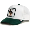 truckerkeps-vit-och-gron-hund-rottweiler-microsuede-bad-boy-the-farm-fran-goorin-bros