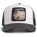 gorra-trucker-blanca-y-gris-rinoceronte-bulletproof-the-farm-de-goorin-bros