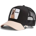 gorra-trucker-negra-y-beige-perro-pastor-aleman-the-bad-boy-the-farm-de-goorin-bros