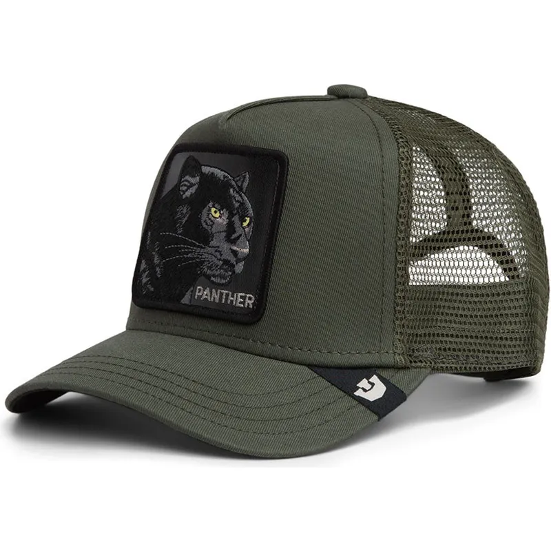gorra-trucker-verde-para-nino-pantera-panther-mini-the-farm-de-goorin-bros