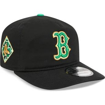 Gorra curva negra snapback 19TWENTY Saint Patrick's Day de Boston Red Sox MLB de New Era
