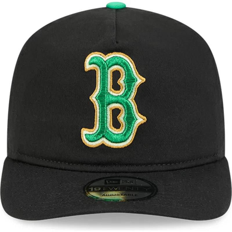 svart-kurvad-snapback-keps-19twenty-saint-patrick-s-day-fran-boston-red-sox-mlb-av-new-era