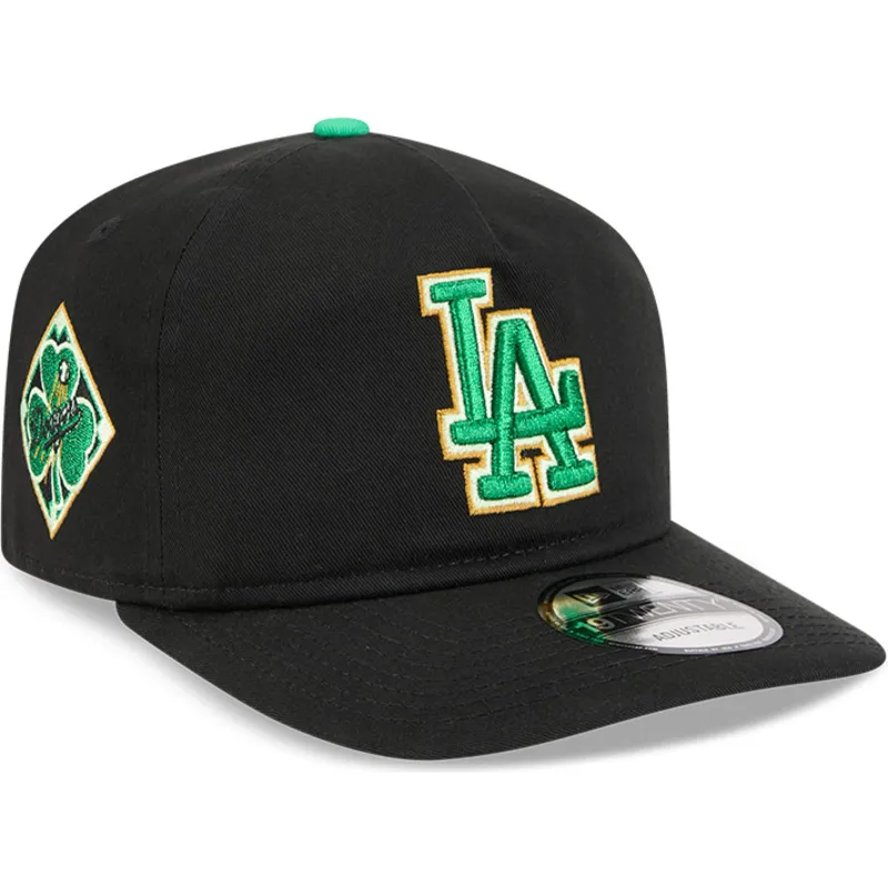 svart-kurvad-snapback-keps-19twenty-saint-patrick-s-day-los-angeles-dodgers-mlb-fran-new-era