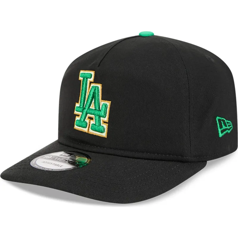 svart-kurvad-snapback-keps-19twenty-saint-patrick-s-day-los-angeles-dodgers-mlb-fran-new-era