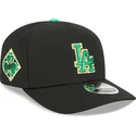 svart-kurvad-keps-snapback-9seventy-stretch-snap-saint-patrick-s-day-los-angeles-dodgers-mlb-fran-new-era