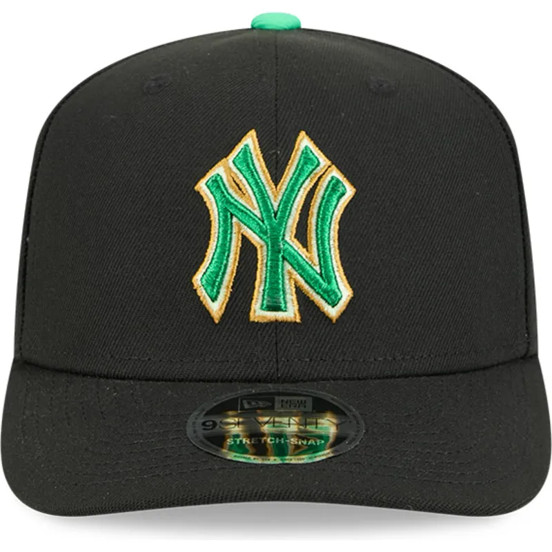 svart-kurvad-keps-snapback-9seventy-stretch-snap-saint-patrick-s-day-fran-new-york-yankees-mlb-av-new-era