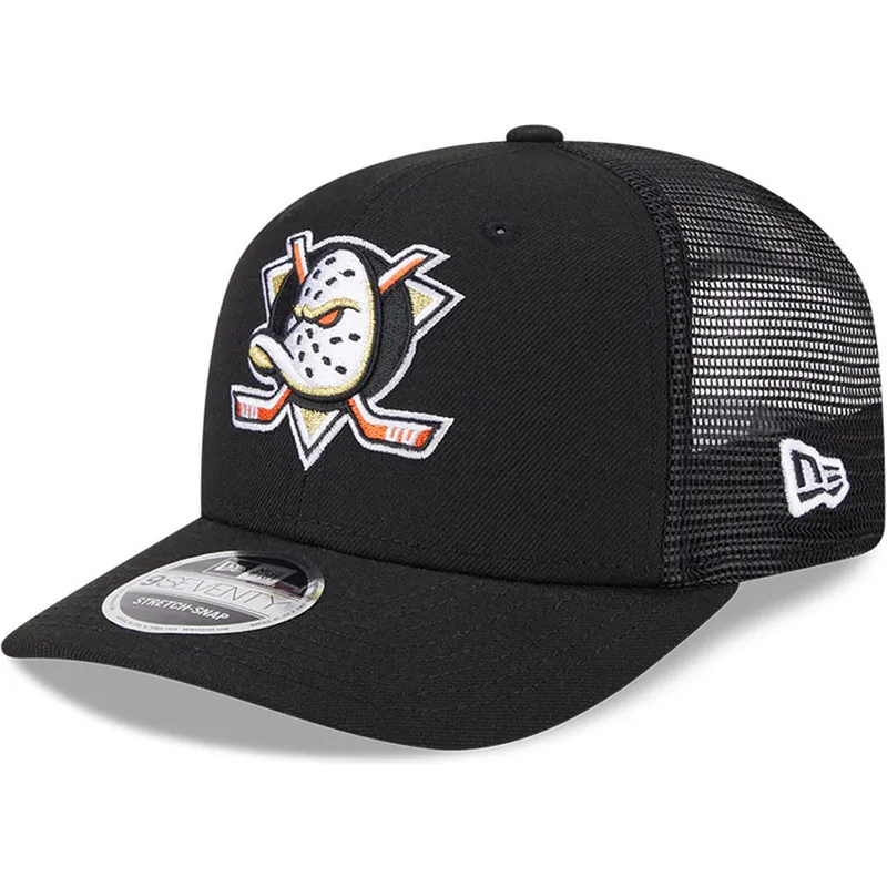 svart-trucker-keps-9seventy-stretch-snap-evergreen-fran-anaheim-ducks-nhl-av-new-era