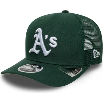 Grön trucker-keps 9SEVENTY Stretch Snap Evergreen Oakland Athletics MLB från New Era