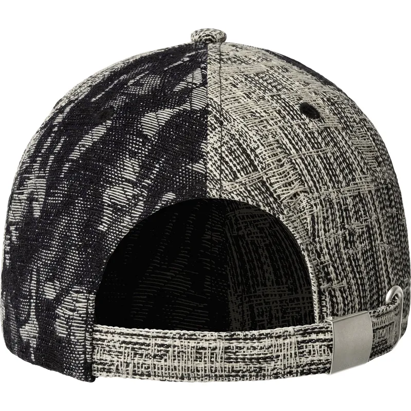 gorra-curva-negra-ajustable-denim-mashup-black-topstitch-de-kangol