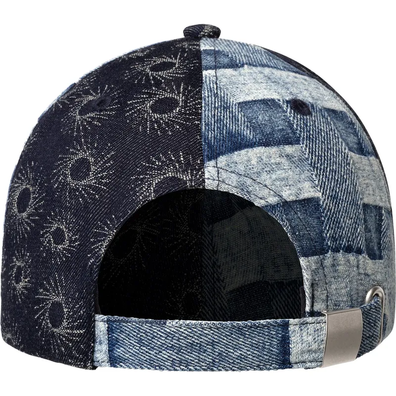 gorra-curva-azul-ajustable-denim-mashup-blue-picnic-de-kangol