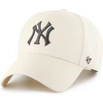 Beige kurvad keps snapback MVP New York Yankees MLB av 47 Brand
