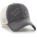 svart-trucker-keps-clean-up-trailer-script-mesh-fran-new-york-yankees-mlb-av-47-brand