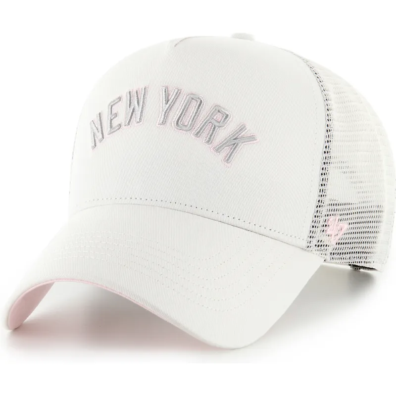 beige-och-rosa-trucker-keps-offside-dt-soft-glow-script-fran-new-york-yankees-mlb-av-47-brand