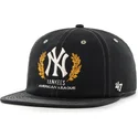 svart-platt-snapback-keps-captain-rl-keepsake-new-york-yankees-mlb-fran-47-brand